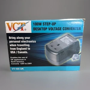 VCT VT-100UK AC-AC Convertitore 120V~50/60Hz AC 230V 100W - Foto 1 di 2