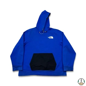 The North Face Tech Hoodie Mens XL Blue Outdoor Gorpcore Hooded Sweatshirt - Picture 1 of 6