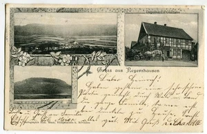 Postal Reyershausen, Gasthaus Degenhard, cerca de Bovenden, Gotinga 1906 - Imagen 1 de 2