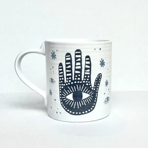 Cool Prima Design Coffee Hamsa Evil Eye Protection Happiness Heals 18oz Cup - Picture 1 of 8