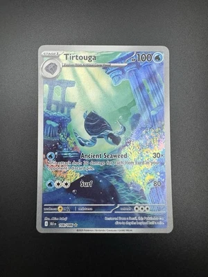 Tirtouga 106/086 Pokémon TCG SV Black Bolt Illustration Rare Holo Card NM - Image 1 of 4