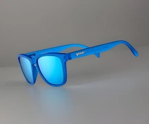 Goodr "Falkor’s Fever Dream" Blue OG Sonnenbrille polarisiert blau UV400 * NEUES ETUI - Bild 1 von 6