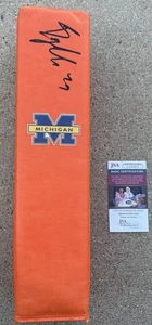 BRYCE UNDERWOOD Wolverines SIGNED Endzone Pylon JSA COA MICHIGAN Football 2025 Q - Picture 1 of 2