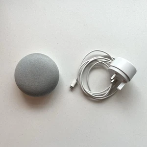 Google Home Mini 1st Gen Smart Speaker Device H0A Chalk Tested and Working - Picture 1 of 6