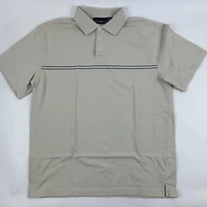 Polo Puritan para hombre grande a rayas crema - Imagen 1 de 7