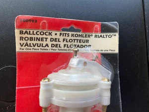 Lincoln Product 100993 Toilet Ballcock Kohler Rialto 720993 - Picture 1 of 3