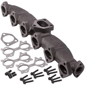 EXHAUST MANIFOLD & GASKET & BOLT KIT FOR BMW X3 X5 X6 E53 3.0d M57N 11627788422 - Picture 1 of 11
