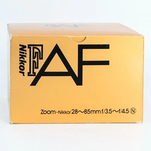 Box & Packaging for Nikon Nikkor F AF Zoom-Nikkor 28-85mm f/3.5-4.5 N Lens - Picture 1 of 8
