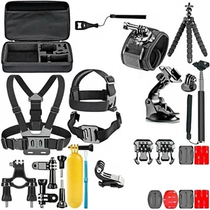 Kit supporti accessori agganci universali per action cam gopro sport camera hero - Foto 1 di 7