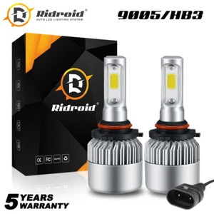 2X 9005 HB3 LED Faro Bombilla Kit de conversión de haz alto 6000K Blanco 120W 12000LM - Imagen 1 de 11