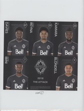2018 Chevron Vancouver Whitecaps FC Sheets Alphonso Davies Yordy Reyna #DRKIB