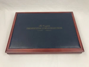 Franklin Mint U.S. Presidential Dollar Coin Collection Empty Cherrywood Case NEW - Picture 1 of 5