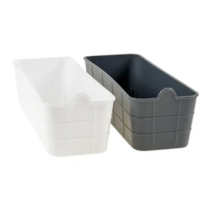 Storage Basket Home Organisation Box Drawer Makeup Stationary Pantry Container - Picture 1 of 2