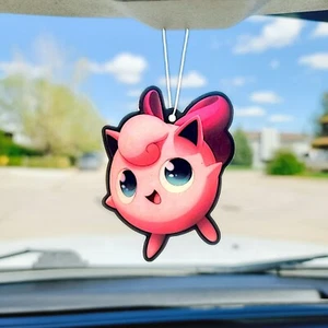 Jigglypuff Car Freshies 3 PACK Car Decor Vehicle Charm Organic Fragrance Pokémon - Picture 1 of 1