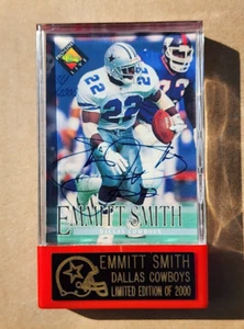 1994 Classic Pro Line Live Emmitt Smith Autograph # /2000 Dallas Cowboys - Picture 1 of 2