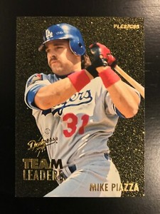 1995 Fleer Team Leaders Mike Piazza & Ramon Martinez #21