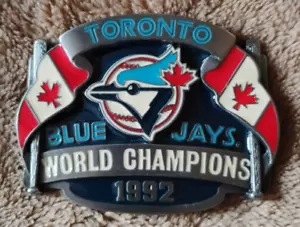 1992 Toronto Blue Jays World Champions Siskiyou Gürtelschnalle limitierte Auflage nummeriert - Bild 1 von 5