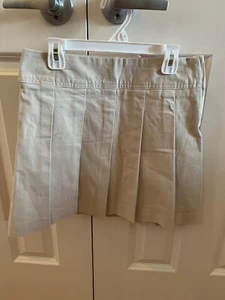 The Children's Place Big Girls' Uniform Skort, Bisquit Size 12.0 - Picture 1 of 7