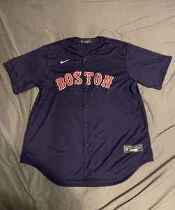 NEW Nike Boston Red Sox MLB Blue Blank Jersey Men’s Size XL T770-BQNB NWOT - Picture 1 of 8