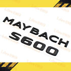For S-Class W222 S600 Maybach Glossy Black Rear Trunk Emblem Decal Badge Sticker