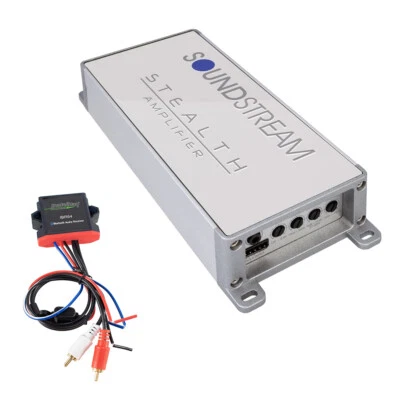 SM4.10000D 4CH compact Marine Amplifier +BT receiver for Boat, ATV, Motorcycle - Image 1 of 3