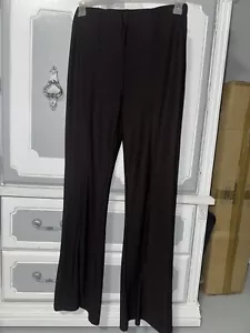 Dark Brown Flared Pants - Picture 1 of 5