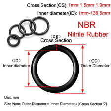 1mm 1,5mm 1,9mm O-ringi o przekroju poprzecznym 1-136,6mm ID NBR Uszczelki olejowe z gumy nitrylowej