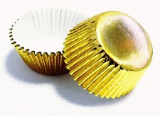 600 mini custodie per cupcake torta muffin da forno petits fours confezione sfusa lamina d'oro