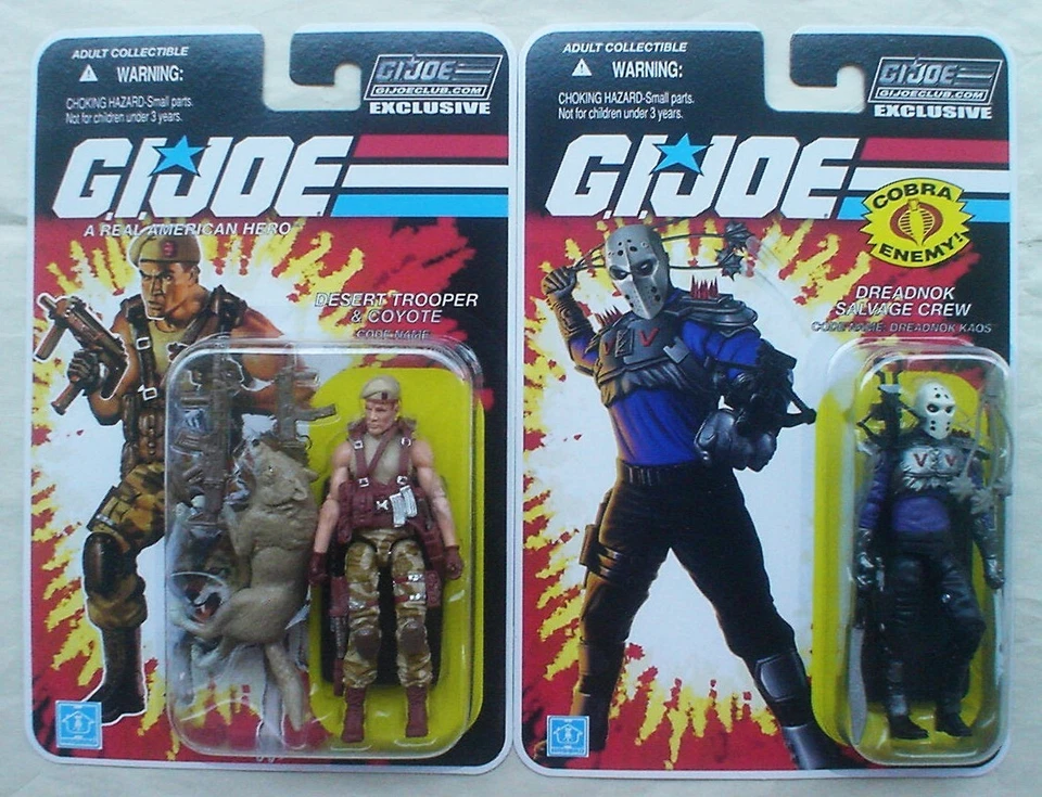 Boneco DUSTY & KAOS GI Joe Collectors Club FSS 7.0 Hasbro Dreadnok 1:18 4" 2018 - Imagem 1 de 4