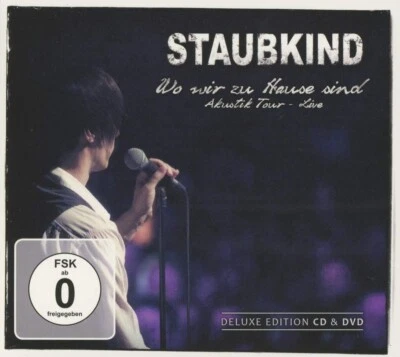 Staubkind - Wo wir zu Hause sind Akustik Tour Live (2013) Digipak CD+DVD Neuware - Bild 1 von 2