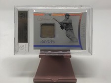 2016 PANINI FLAWLESS MATERIAL GREATS LOU GEHRIG NEW YORK BGS 9.5 GEM MINT 14/25