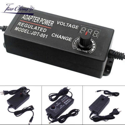 adjustable power supply chargers DC 1-36V AC100-240V Converter adapter switching - Image 1 of 4