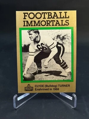 1985-88 Football Immortals Clyde Turner Card #119 - Image 1 of 2