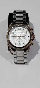 Michael Kors Women's Blair MK5459 stainless Steel Silver & Rose Gold Watch - Picture 1 of 4