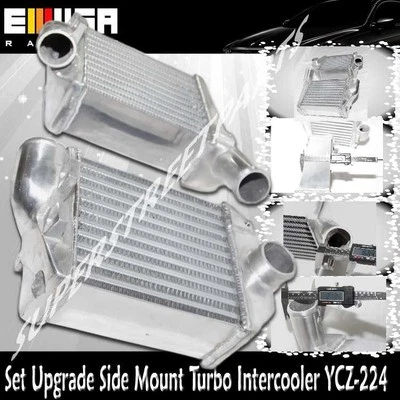 Intercooler biturbo de montaje frontal para 00-02 Audi S4 Base Sedán 4P 2,7 L B5/C5 Foto 1 de 4