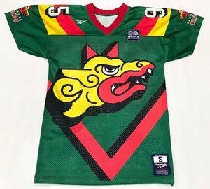 Reebok Barcelona Dragons #95 World League Football Jersey S All Over Print USA - Picture 1 of 8