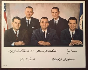 NASA SCIENTIST-ASTRONAUTS Group 4 Curtis Michel Litho MSC L-5 Jack Schmitt Photo - Picture 1 of 6