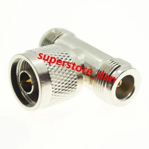 1Pcs N male to 2 two N female connector plug triple T 3 way series RF adapter - Picture 1 of 6
