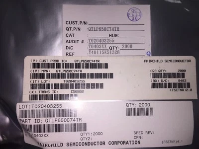 (2,000 PIECE REEL) QTLP650C74TR, FSC, LED GREEN/RED CLEAR 1210 SMD - Image 1 of 2