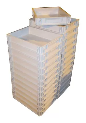 AUER GMBH Stapelkisten, Lagerkisten, Auer EG 43 / 75, neu, 300x400x75mm in Silbergrau