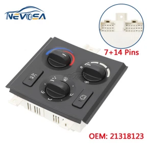Control Unit Panel Combined Switch Fits Volvo Truck FM FH A/C Black 24V 21318123 - Picture 1 of 6