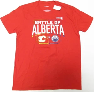 BATTLE OF ALBERTA CALGARY FLAMES EDMONTON OILERS HERREN FANATIKER T-SHIRT GRÖSSE 2XL - Bild 1 von 2
