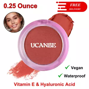 Matte Cream-To-Powder Blush,Highly Pigmented,Lightweight&Blendable,Carrot,0.25oz - Picture 1 of 10