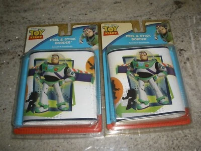 2 Vintage NEW Toy Story Peel & Stick Border Packages 5" x 15 Feet each (O74) - Image 1 of 4