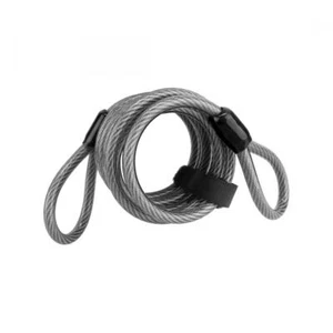 BIKE BICYCLE LOCK 8mmx6f CABLE ONLY COIL BLACK - Picture 1 of 1