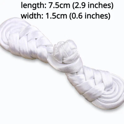 10X Botones Étnicos de Rana Sujetador Chino para Hágalo Usted Mismo Cheongsam Boda Qipao Costura Foto 1 de 4