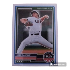 Estrellas y rayas de béisbol de Estados Unidos Panini 2023 - Silver Prizm #51 Adam Hachman (RC) - Imagen 1 de 2