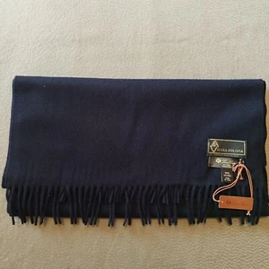 Loro Piana Vicuña Bufanda Azul Marino Oscuro - Imagen 1 de 4