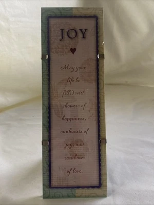 "Joy" A-Rahmen Lesertafel Regal inspirierendes Zitat - Bild 1 von 4