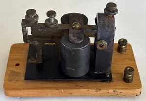 Antik Wm. M. Nye Telegraph Sounder, Bellevue, Washington - Bild 1 von 6
